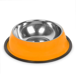 Miska pre psy - 22 cm - oranžová
