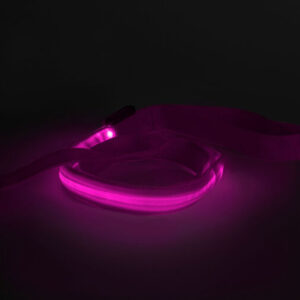 LED vodítko - s akumulátorom - 120 x 2,5 cm - ružo