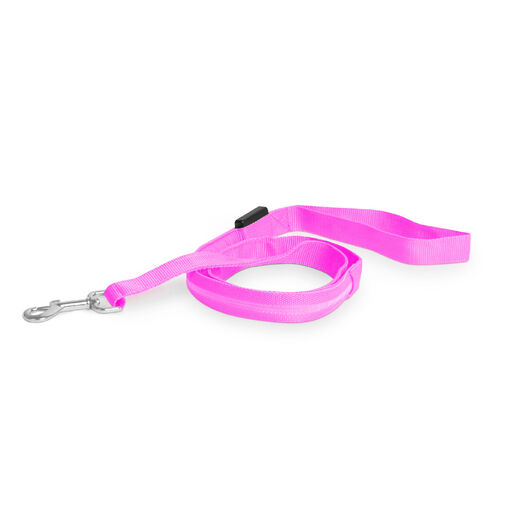 LED vodítko - s akumulátorom - 120 x 2,5 cm - ružo – Obrázok 2