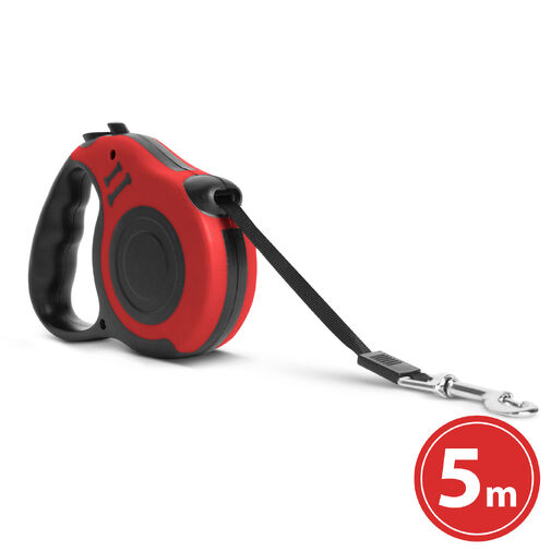 Automatické vodítko - 5 m - červené