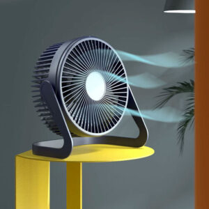 USB mini ventilátor - 18 cm - čierny