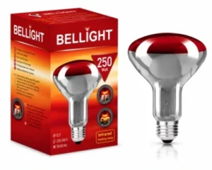BELLIGHT Žiarovka 230V 150W E27 infrasatin
